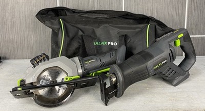 GALAX PRO Combo Recip Saw 997705 & Mini circular Saw 97630L W Bag, Batt, Charg