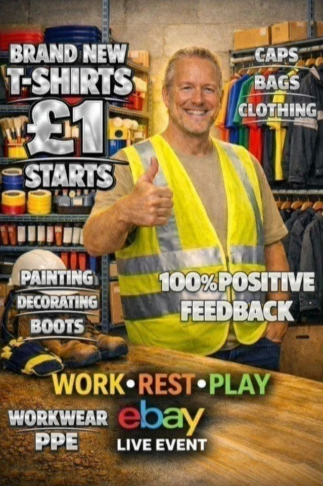 All Brand New | Workwear | PPE | Boots Gloves Bags Caps | Decorating Kit