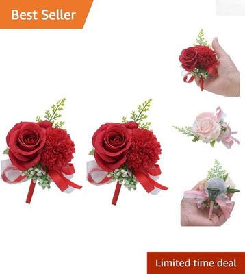 Timeless Handcrafted Rose Boutonnieres & Wrist Corsages for Weddings & Proms