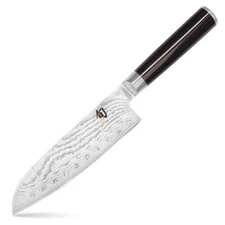 NEW Shun Classic Scalloped Santoku Knife 17cm