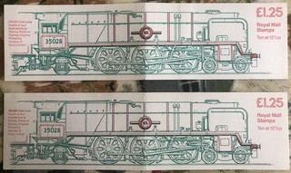 GB folded stamp booklets FK8A & FK8B 1983 MNH