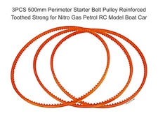 3PCS 500mm Engine Starting Belt for Gas or Nitro Engine RC Boat Helicopter Plane