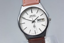 [Near MINT] SEIKO KING QUARTZ 4823-82050 36mm Silver Dial QZ Men's Watch