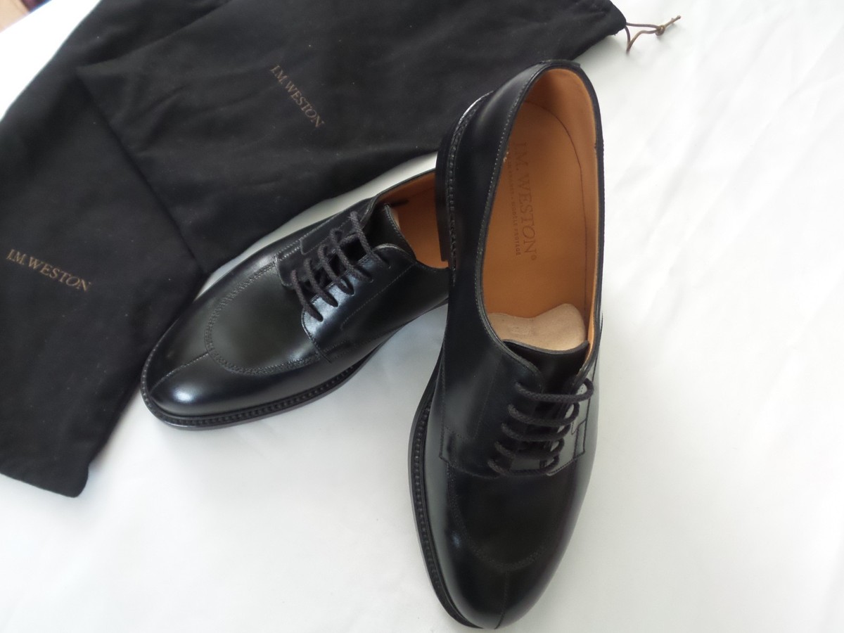 JM Weston 598 Black Demi-Chasse / Half Hunt Derby 9 D / 10 - 10.5