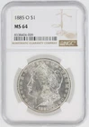 1885-O Morgan Silver Dollar NGC MS64 S$1 New Orleans Minted No Reserve