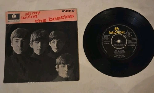 The Beatles - all my loving  e.p. 7" Vinyl single picture sleeve mono gep 8891