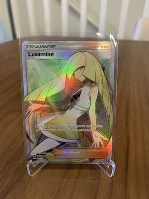 Lusamine 110/111 Sm-Crimson Invasion Full Art Holo LP