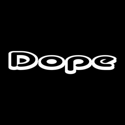 Dope Decal Sticker White Die Cut Vinyl