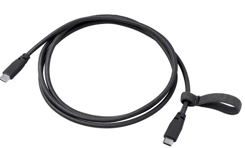 2x IKEA LILLHULT USB-C auf USB-C Kabel 1,5m - robustes geflochtenes Ladekabel grau - Bild 5 von 5