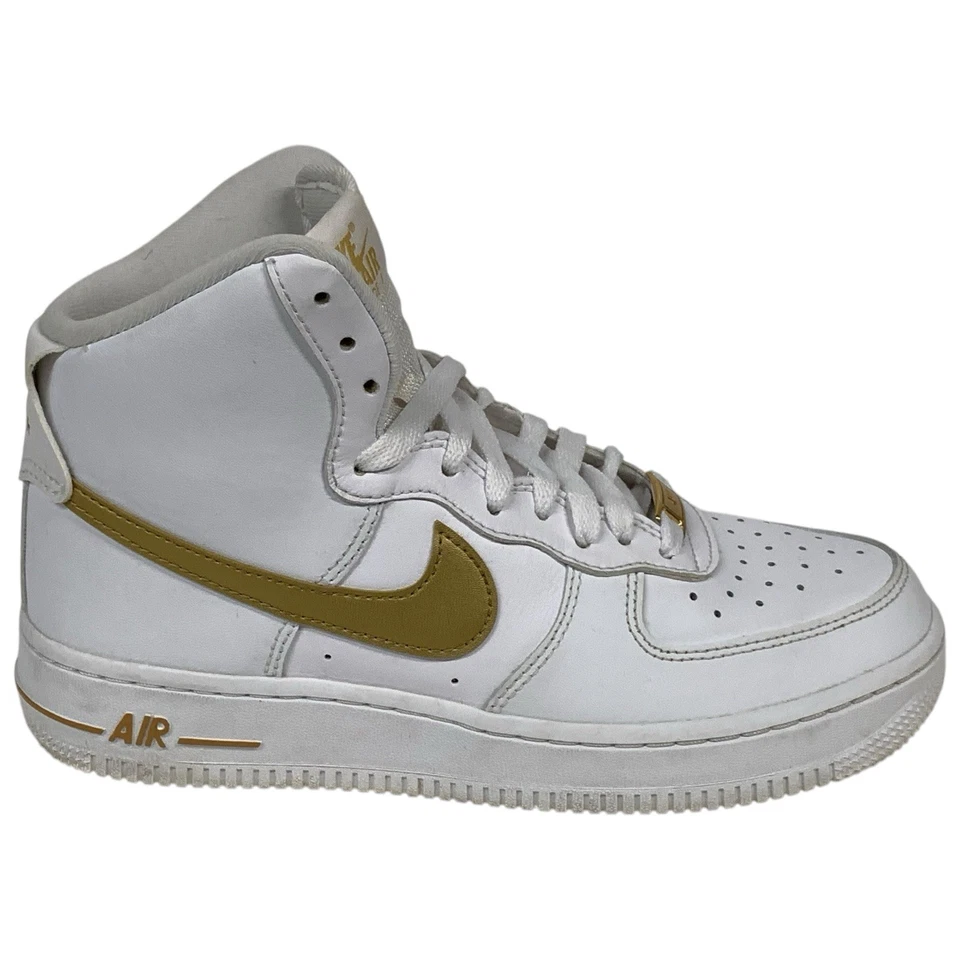 Женские Nike Air Force 1 Hi белый металлик золото DD9624-103 размер 7 - Изображение 4 из 4