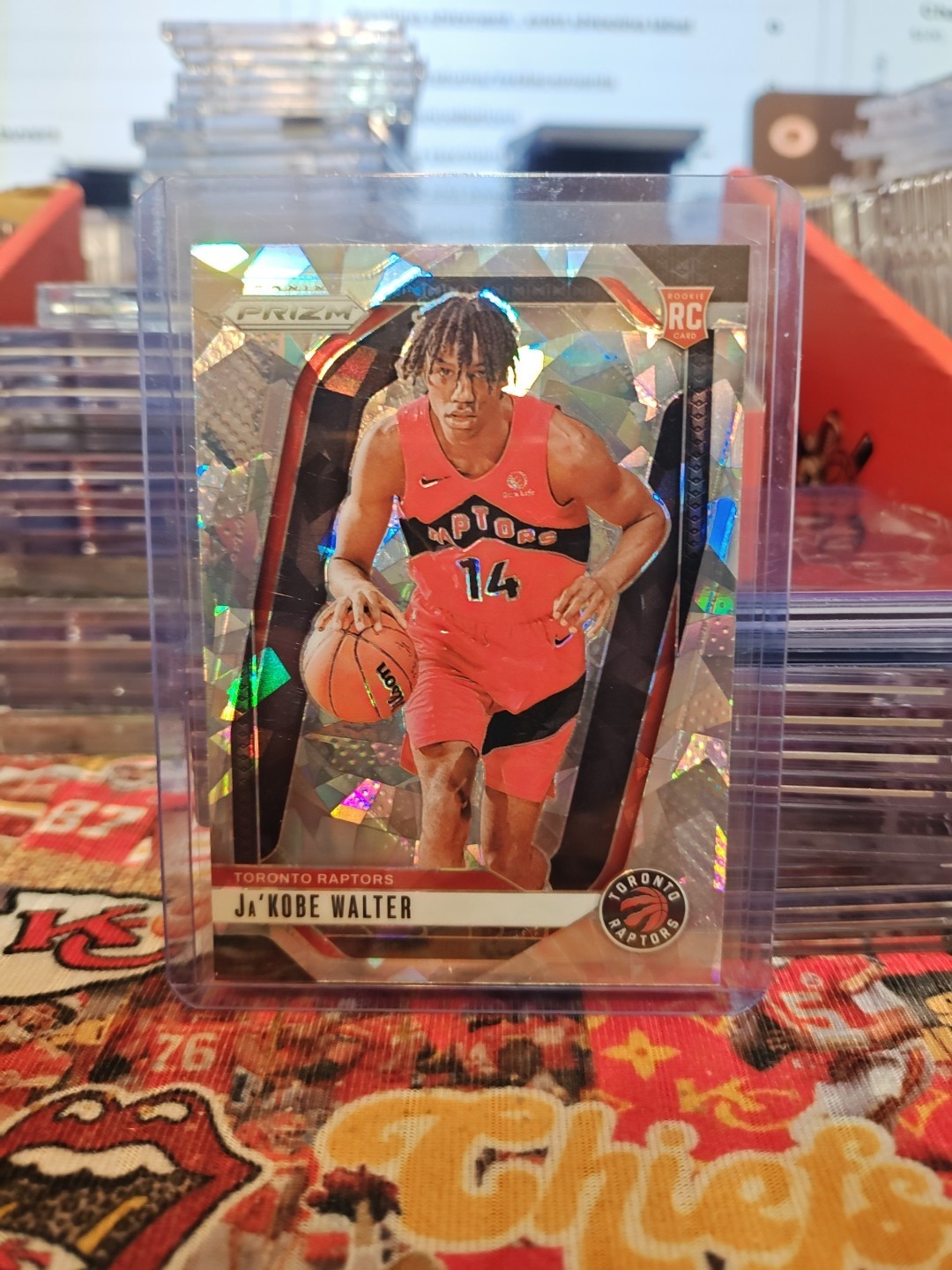 Ja'Kobe Walter Toronto Raptors 2024-25 Panini Prizm Ice Prizm RC #223