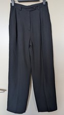 HALSTON Women's Black Pants Slacks Size 10  Pleated Front
