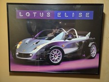 Framed Lotus Elise 340r Scholastic Laminated Glass Front