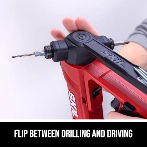 SKIL 20V Brushless Flip Drill Driver Kit 2.0Ah USB-C Battery Charger DL6300D-12 - Image 2 of 4