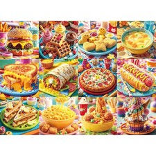 500 Piece Vibrant Jigsaw Puzzle for Adults Colorful Artwork 20.5x15 Inches