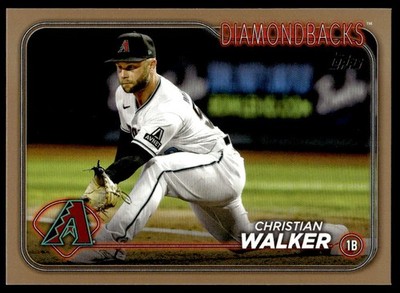 2024 Topps Christian Walker #63 Gold Parallel #'d 0769/2024 Arizona Diamondbacks