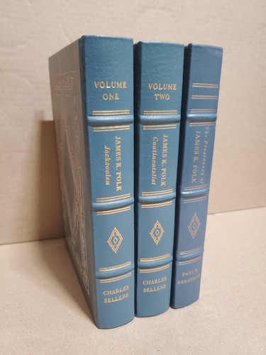 3 EASTON PRESS BOOKS, LIBRARY OF THE PRESIDENTS, JAMES K. POLK 1987 - Picture 3 of 15