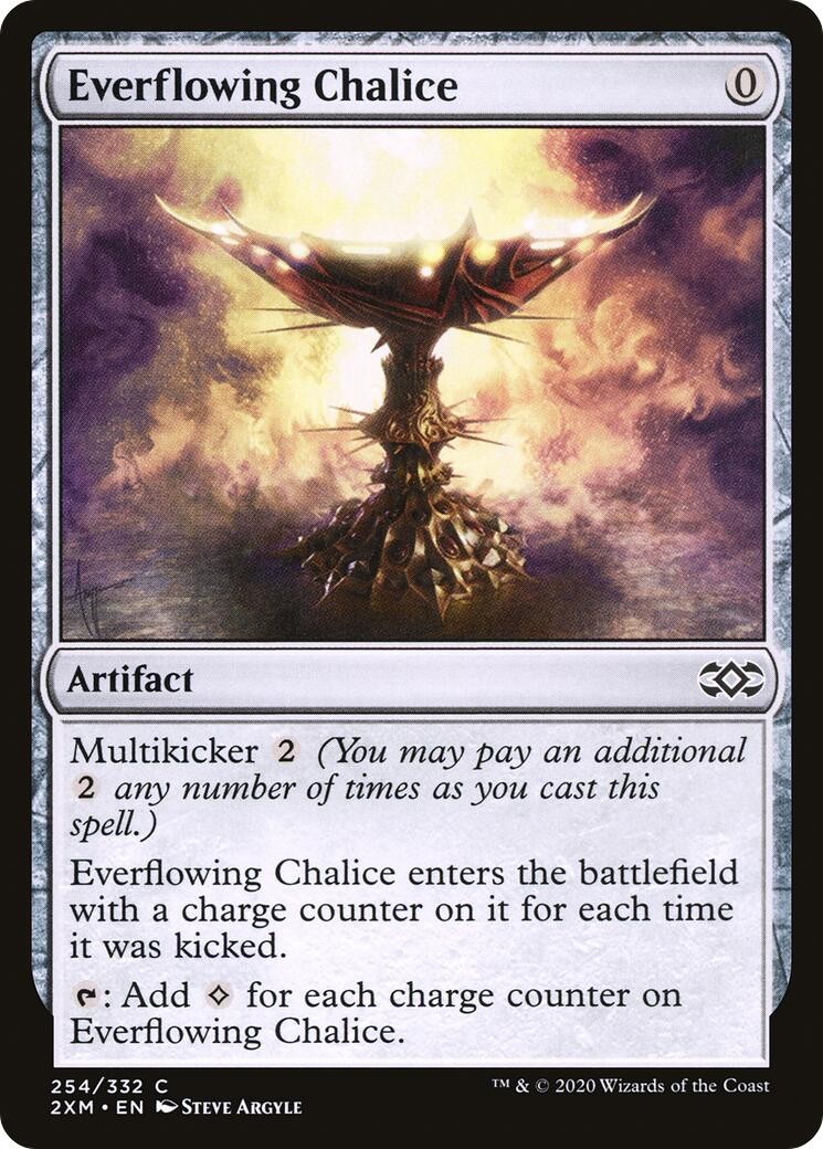 Everflowing Chalice 254 Foil 2XM Lightly Played