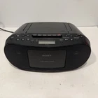 Vintage Sony Model #CFD-S50 Radio AMFM /Cassette / CD Player mega bass boombox
