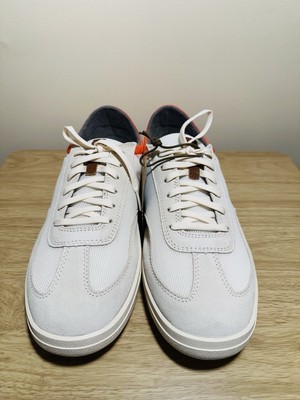 OluKai Punini lace up suede upper casual shoes off white  display picture 3