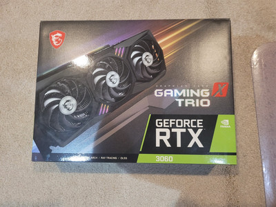 MSI GeForce RTX 3060 Gaming Trio X 12GB GDDR6 Graphics Card GPU