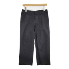 MARGARET HOWELL 578-243901 Cotton Herringbone Pants Charcoal gray 6-0223G  