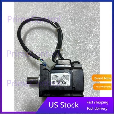 YASKAWA Sigma V AC Servo Motor w/Cable, 200VAC, 200W, 1.6A, 3PH, SGMJV-02ADE6S