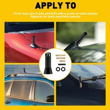 For Ford Chevy 1.4 Inch Fiber Carbon Antenna Radio Amfm Car Roof Stubby Aerial For Ford Chevy 1.4 Inch Fiber Carbon Antenna Radio Amfm Car Roof Stubby Aerial