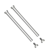 2 PCS TUBE & SCREW BLACKEND FOR ORIS BAND BRACELET T 26MM LUG 01 774 7708 4154