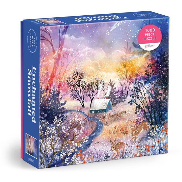 Chute de neige enchantée 1000 Puzzle de pièce