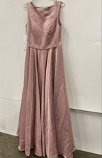 NWT Azazie Jakayla Gown Women's Dusty Rose Heart Cutout Dress Custom Size
