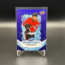 2022-23 UD Ice LUKAS REICHEL #SZ-LR Sub-Zero Rookies RC /999