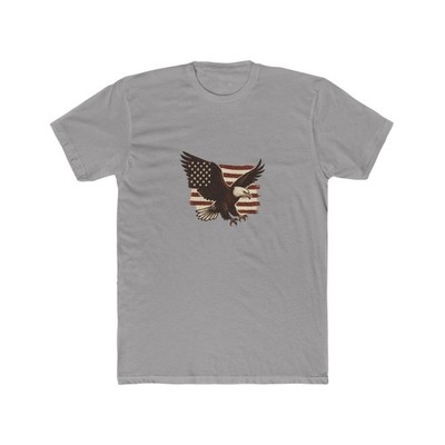 Vintage Bald Eagle American Flag Patriotic T-Shirt