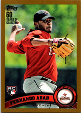 2011 Topps - Fernando Abad #491 - Gold #'d /2011 - Houston Astros