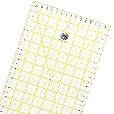 OfficeTree Patchwork Lineal 60x15 cm Schneiderlineal zum Nähen Universal-Lineal