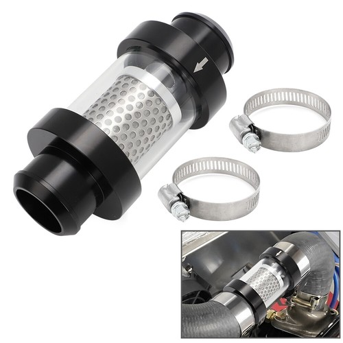 Inline Coolant Filter 1 1/2 in. OD, Black For all Vehicles, Auto, Truck,Off Road - Picture 2 of 15