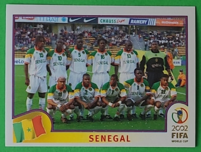 Panini Fußball WM 2002 World Cup 02 Sticker Nr. 43 Team Mannschaft Senegal