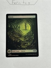 Magic the Gathering Forest 266 Land Foil NM Wilds of Eldraine Ships Same Day!