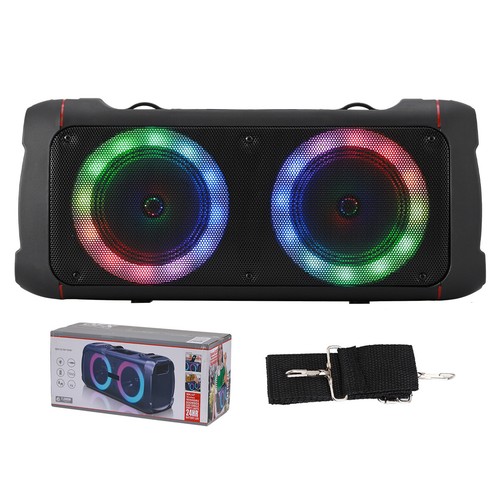 Altavoz Bluetooth Boombox con Subwoofers Duales de 6.5" - Soporte USB/TWS/AUX - Imagen 10 de 10