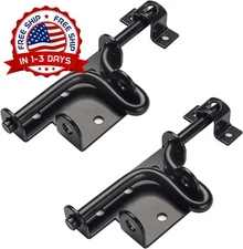 Cerradura De Pestillo Deslizante Para Puerta De Acero Con Orificio Para Candado.