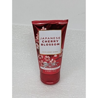 Bath & Body Works Japanese Cherry Blossom Body Cream 2.5 oz Travel