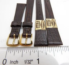 STYLECRAFT,60's-70's,12mm,"Genuine Alligator" Vintage,LADIES WATCH BAND,B12-28