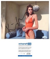 Kaia Gerber Sexy Model Signed Autograph 8x10 Photo ACOA Actress