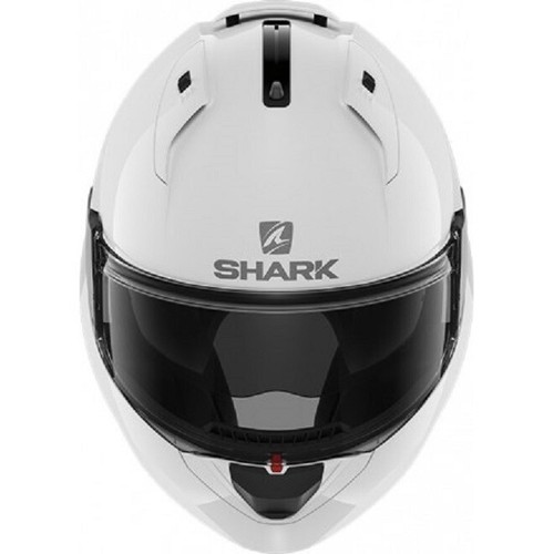 Shark Evo Es White Flip Up Modular Motorcycle Helmet Double Certification - Foto 4 di 4