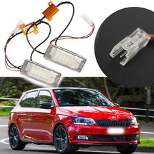 2x LED Kennzeichenleuchte Skoda Fabia NJ3 ab 06.2016 licht Wagenummer