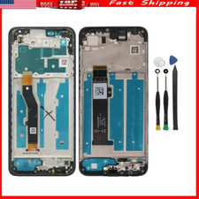 For Moto G Play 2024 XT2413 2021 XT2093 LCD Display Touch Screen Digitizer Frame