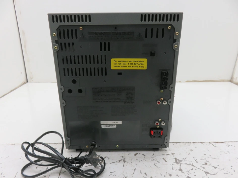 Aiwa CX-NA222 Compact Stereo - Parts/Repair - Tape Decks Broken - No Speakers - Image 4 of 4