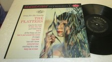 THE PLATTERS SONG FOR THE LONELY 1962 LP EX- US MERCURY STEREO VINYL SOUL POP