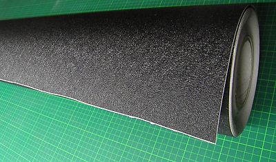 Anti Rutsch Folie Rolle gummiert ca 1 m  x ca 105 cm breit schwarz selbstklebend