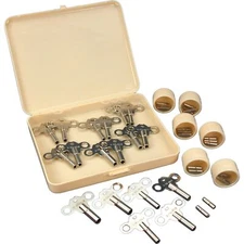 Clock Keys Mainspring Winder Winding Clockmakers Tools 36Pcs